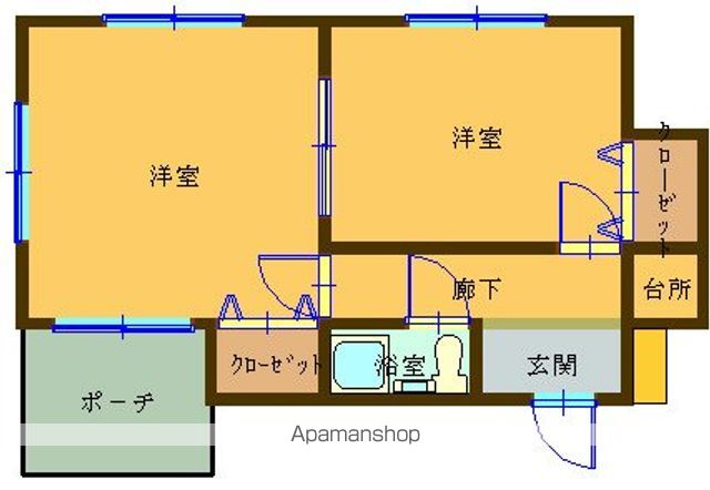 【和歌山市毛見のマンションの間取り】