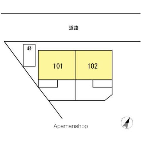 グランシャリオ 101 ｜ 東京都調布市菊野台２丁目6-34（賃貸テラスハウス1LDK・--・54.81㎡） その11