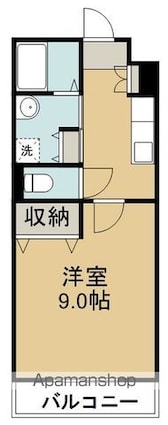 ＳーＦＯＲＴ榴岡公園[1K/28.02m2]の間取図