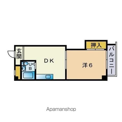 石川ハイツの間取り写真