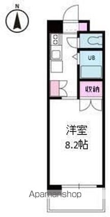 ジョイフル第２朝生田[1K/24.94m2]の間取図