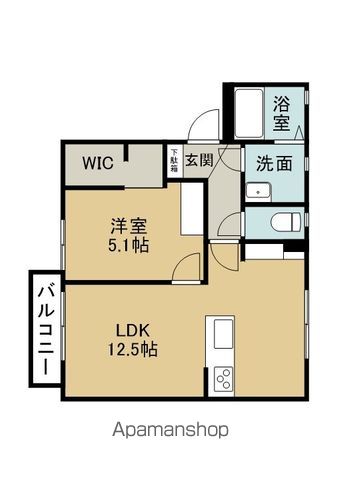 越後線 新潟大学前駅 徒歩17分 2階建 築24年の間取り写真