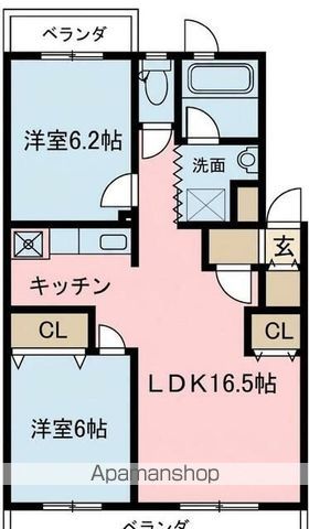 エクセルコートの間取り写真