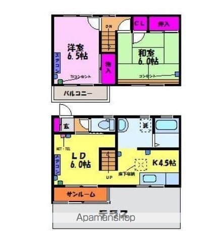 クローネ下赤江の間取り写真