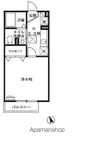 シャンテ久我山の間取り写真