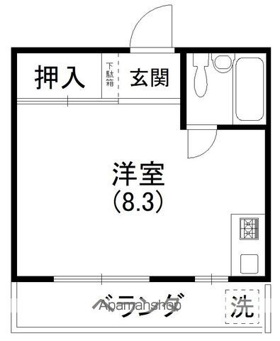 カレッジハイツIIの間取り写真