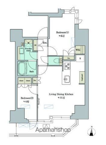ＢＲＩＬＬＩＡ　ＩＳＴ　錦糸公園の間取り