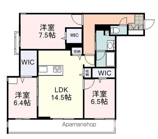 CRESTIEQ大岩本町の間取り写真