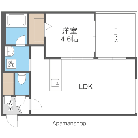 カレラ学園前の間取り写真