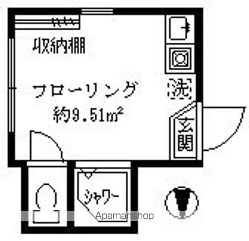 コートレジデンスの間取り写真