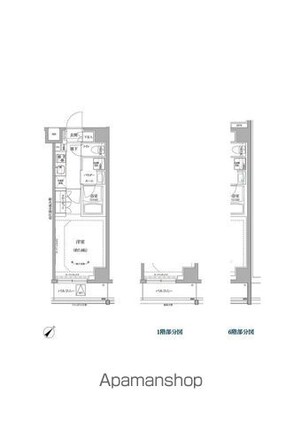 ＲＥＬＵＸＩＡ北赤羽[1K/25.5m2]の間取図