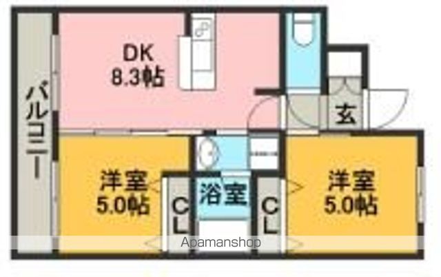 【エステムプラザ福岡県庁前ネオシスの間取り】