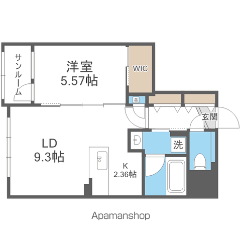 LIVECASA豊平の間取り写真