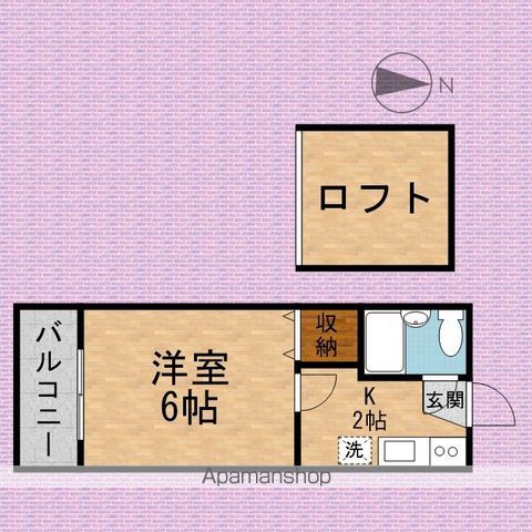 ハイツクリーネストの間取り写真