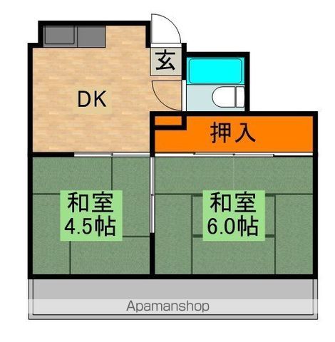 WESTヒルズ門真南の間取り写真