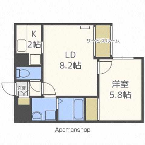 アイアール平岸の間取り写真
