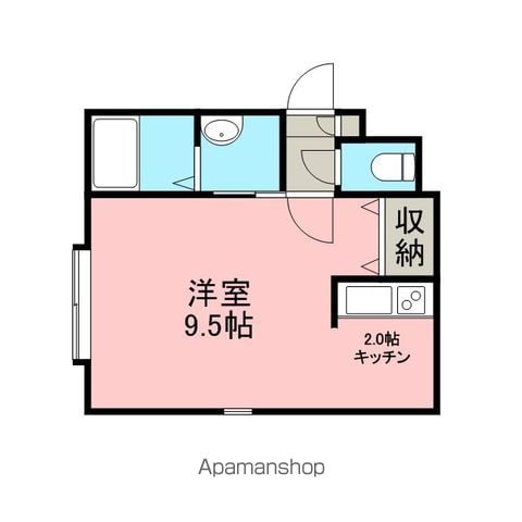 千歳線 恵庭駅 徒歩7分 2階建 築21年の間取り写真