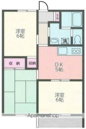 グランドパレス・フローラル[3DK/52.17m2]の間取図