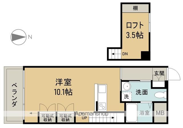 ロフティ五日市の間取り写真