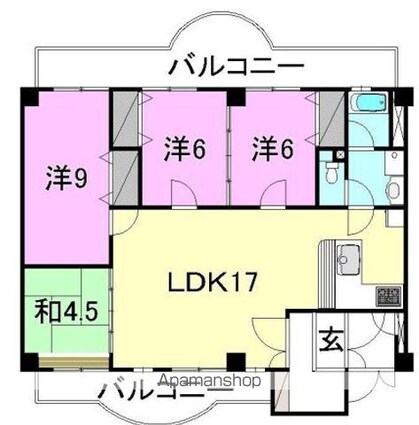 ＭＳＳ－１[4LDK/95.1m2]の間取図