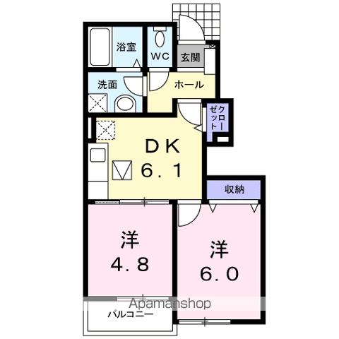 ハイドランジア 2番館の間取り写真