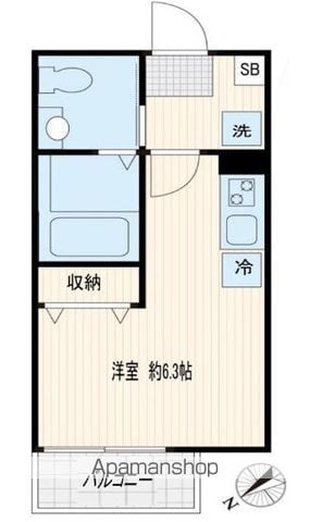 【ＭＡＭＭＵＴ　ＨＯＵＳＥ　ＨＩＹＯＳＨＩ（マムートハウス日吉）の間取り】