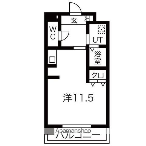 ブロンメゾン平和の間取り写真
