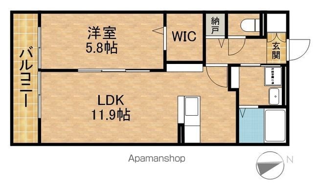 ARUROOM高林の間取り写真