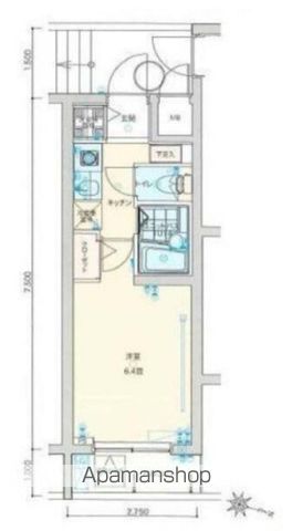 【横浜市神奈川区松見町のマンションの間取り】