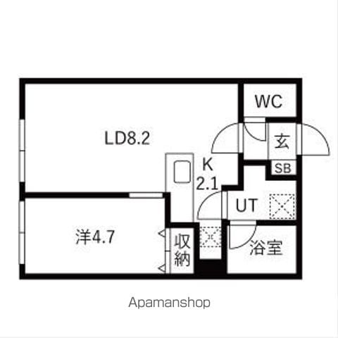 ブリス北円山の間取り写真