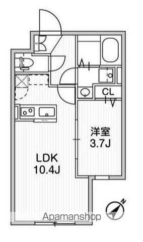AGLAIA 千石 DEUXの間取り写真