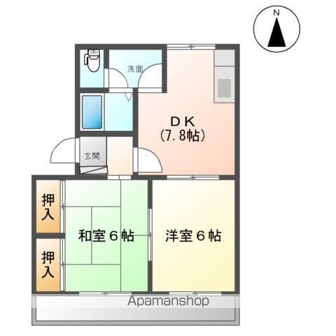 コンフォールシャトーの間取り写真