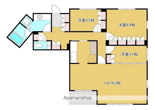 アートフォルム田町の間取り写真