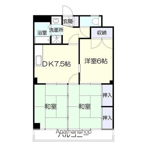 FLORESTA山下町の間取り写真