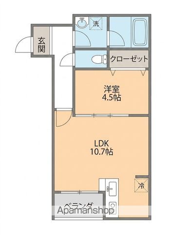 COMMON北葉町の間取り写真