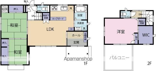 伊勢原1丁目 戸建賃貸の間取り写真
