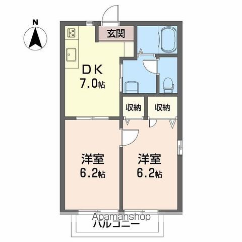 グレイス重信の間取り写真
