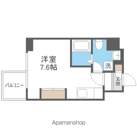 レジデンス札幌北18条の間取り写真