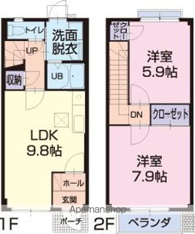 Nest Oneの間取り写真