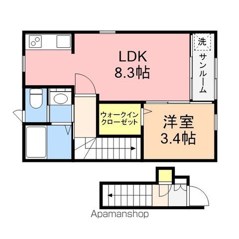 ロサージュ有明Iの間取り写真