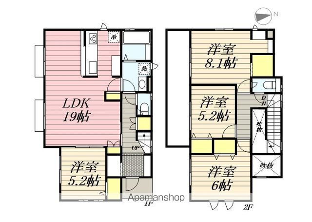 ＢＬＯＯＭＩＮＧ　ＭＡＩＳＯＮ　船橋市芝山６丁目の間取り