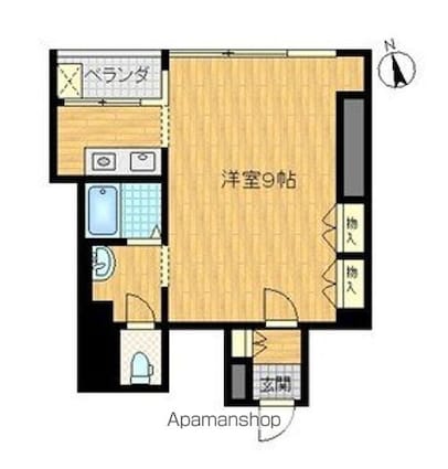 シルクルーム７番館[1K/31.44m2]の間取図