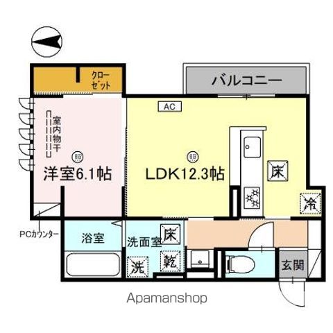 【ＣＩＴＹ　ＳＴＡＴＩＯＮ　ＦＲＯＮＴ（シティステーションフロントの間取り】