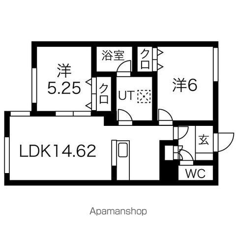 メゾン新富の間取り写真