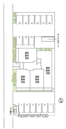 ファインメゾン福富[2LDK/70.51m2]の配置図