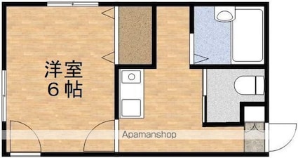 Ｎａｓｉｃ武蔵境[1K/20.01m2]の間取図