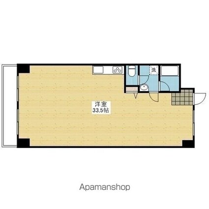 大聖ハイツ　西棟[1R/60m2]の間取図