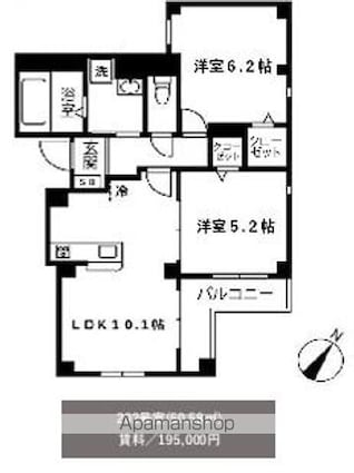 ＲＵＡＮＧ[1LDK/50.58m2]の間取図