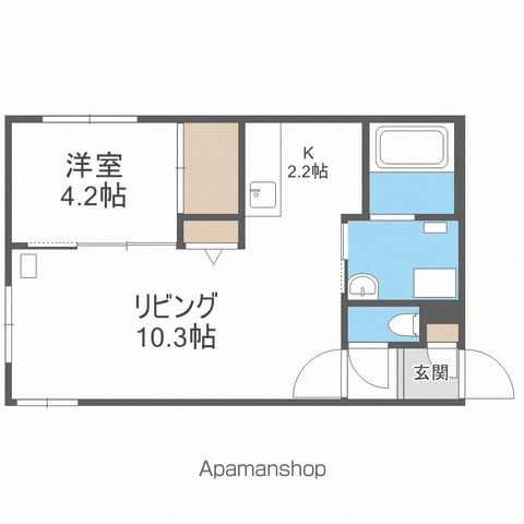 GRANLUZ野幌の間取り写真