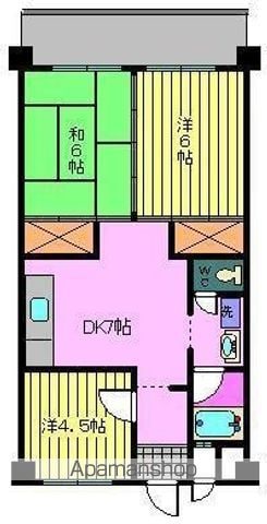 第87杉フラットの間取り写真